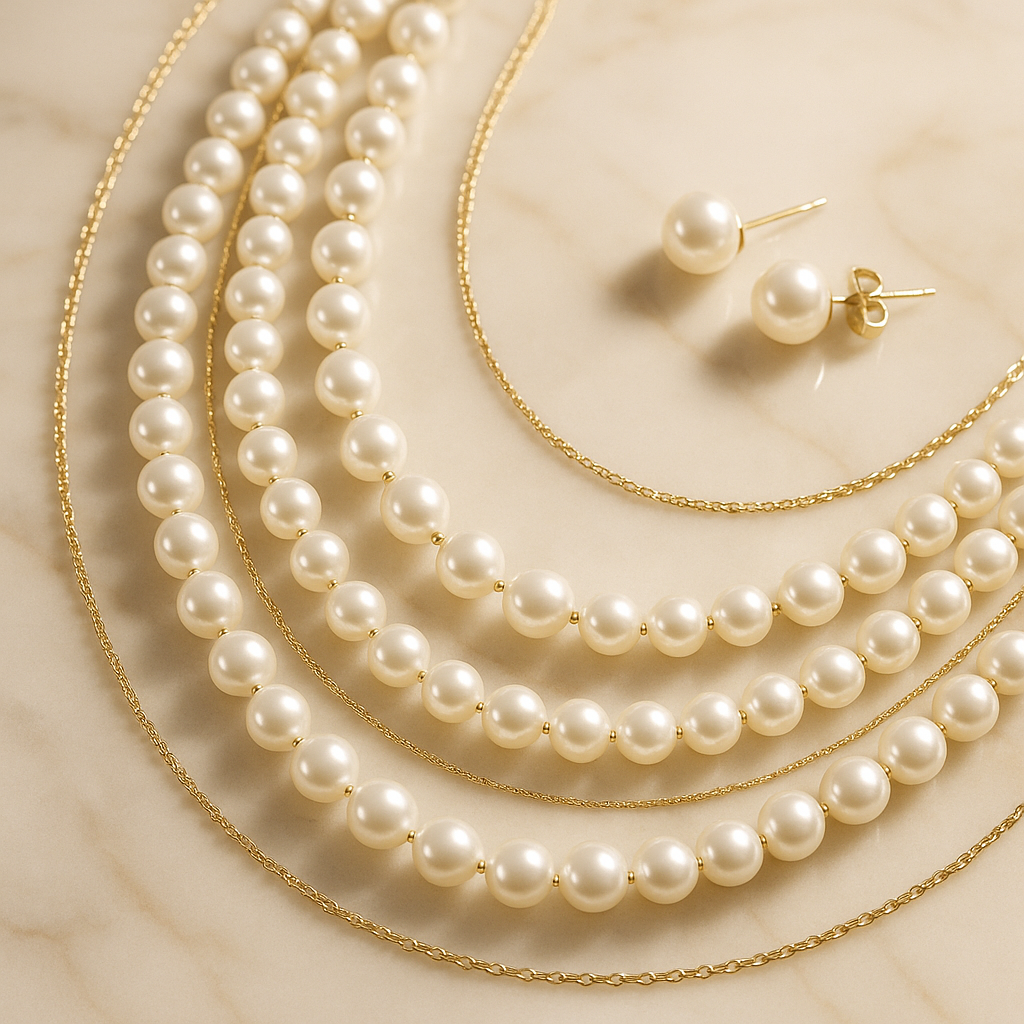 Discover the pearl jewelry trends defining 2025! From baroque pearls to layered necklaces, explore how Oplique By Vineeta is revolutionizing modern pearl styling for contemporary women. #PearlRevival2025