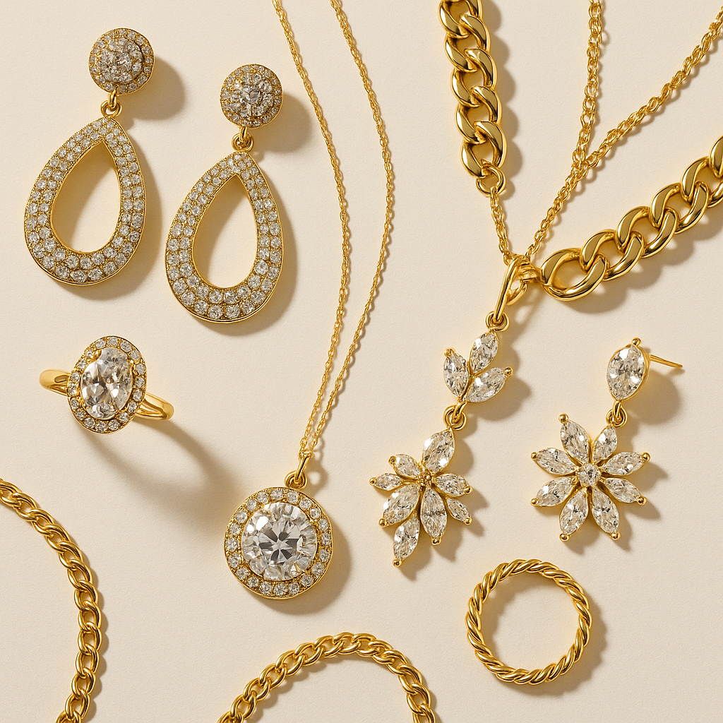 Oplique | Luxury artificial jewelry collection featuring statement pieces and elegant accessories