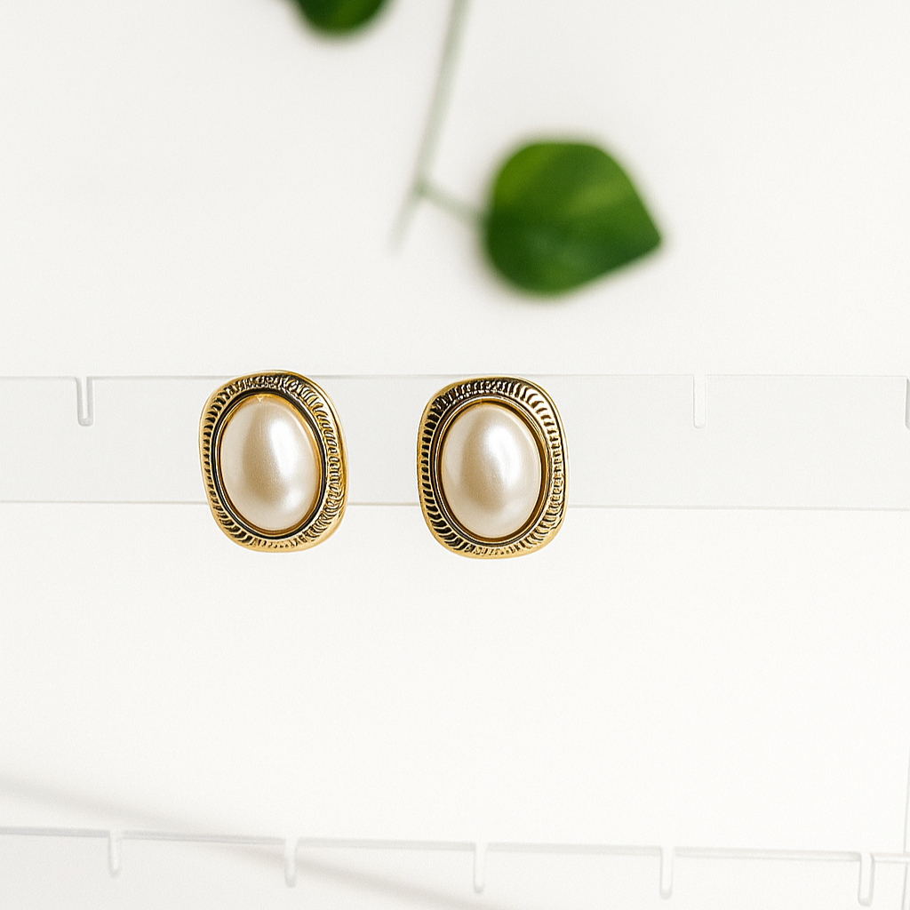 Lumi-Pearl Korean Studs Earrings