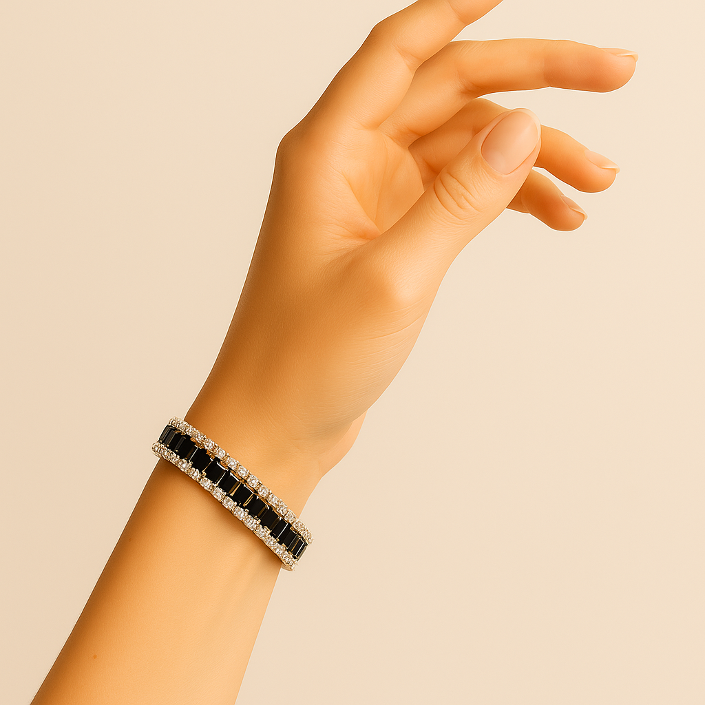 Oplique by Vineeta Stainless Steel Link Bracelet – Modern Minimalist Chic