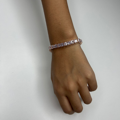 Oplique by Vineeta Stainless Steel Link Bracelet – Modern Minimalist Chic